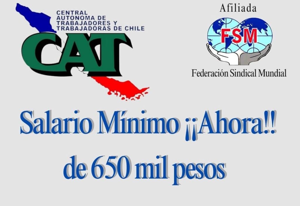 Incremento de salario mínimo cat chile